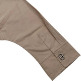 エルメス HERMES シューヌダンクルモチーフシャツワンピース 3E0548DX ベージュ コットン レディース ワンピース