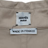 エルメス HERMES シューヌダンクルモチーフシャツワンピース 3E0548DX ベージュ コットン レディース ワンピース