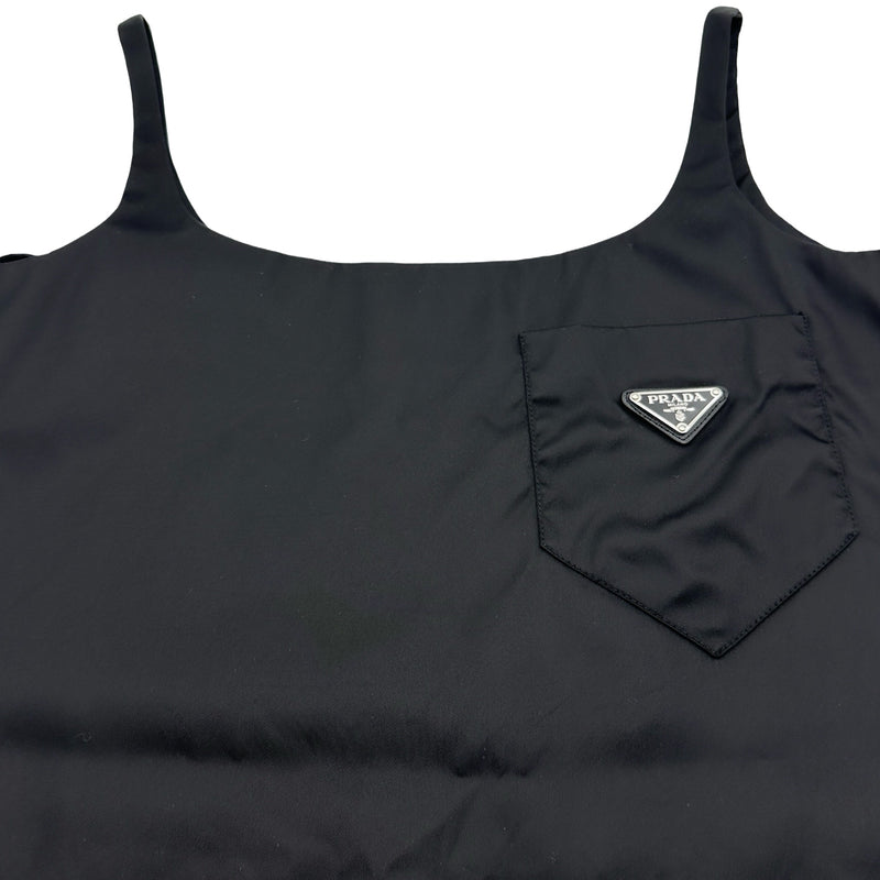 プラダ PRADA トライアングルロゴ ナイロンワンピース 23Y613 ブラック