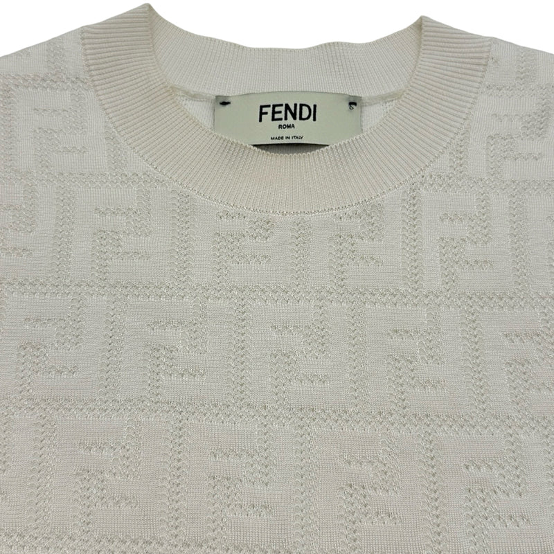 フェンディ FENDI FF総柄ショートスリープニットワンピース FZDB77