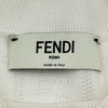 フェンディ FENDI FF総柄ショートスリープニットワンピース FZDB77 ホワイト コットン レディース ワンピース