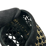 クリスチャン・ディオール Christian Dior Naughtily D メッシュショートブーツ ブラック レディース ブーツ