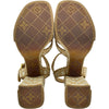 ルイ・ヴィトン LOUIS VUITTON マヤライン ヒールサンダル ベージュ レディース サンダル