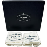 プラダ PRADA メッシュレザーヒールサンダル 1AH0ED ブラック レザー レディース サンダル
