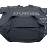 バーバリー BURBERRY ホースフェリープリント半袖Tシャツ 8032299 ブラック コットン メンズ 半袖Ｔシャツ