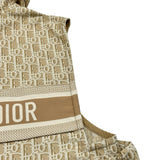 クリスチャン・ディオール Christian Dior オブリーク総柄フーデッドベスト 217G17A2970 ベージュ ポリエステル レディース ベスト