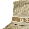 クリスチャン・ディオール Christian Dior オブリーク総柄フーデッドベスト 217G17A2970 ベージュ ポリエステル レディース ベスト
