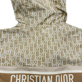 クリスチャン・ディオール Christian Dior オブリーク総柄フーデッドベスト 217G17A2970 ベージュ ポリエステル レディース ベスト
