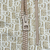 クリスチャン・ディオール Christian Dior オブリーク総柄フーデッドベスト 217G17A2970 ベージュ ポリエステル レディース ベスト