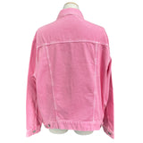 バレンシアガ BALENCIAGA フロントロゴデニムジャケット 594386 ピンク デニム メンズ デニムジャケット