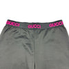 グッチ GUCCI ウエストロゴバイカーショートパンツ 688421 ブラック コットン レディース ショートパンツ