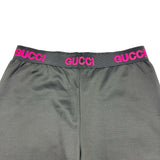 グッチ GUCCI ウエストロゴバイカーショートパンツ 688421 ブラック コットン レディース ショートパンツ