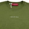 グッチ GUCCI フロントロゴ半袖Tシャツ 788093 カーキ コットン メンズ 半袖Ｔシャツ