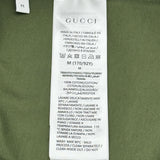 グッチ GUCCI フロントロゴ半袖Tシャツ 788093 カーキ コットン メンズ 半袖Ｔシャツ