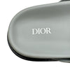 クリスチャン・ディオール Christian Dior AQUA CDダイヤモンドサンダル グレー レザー メンズ サンダル