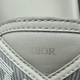クリスチャン・ディオール Christian Dior AQUA CDダイヤモンドサンダル グレー レザー メンズ サンダル