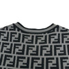 フェンディ FENDI FF総柄ニットワンピース FZD753 グレー レーヨン レディース ワンピース