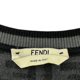 フェンディ FENDI FF総柄ニットワンピース FZD753 グレー レーヨン レディース ワンピース