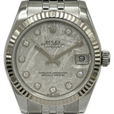 ロレックス ROLEX デイトジャスト31 178274G メテオライト ホワイトゴールド/ステンレススチール 自動巻き レディース 腕時計