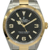 ロレックス ROLEX エクスプローラー1 124273 ブラック ゴールド/ステンレススチール 自動巻き メンズ 腕時計