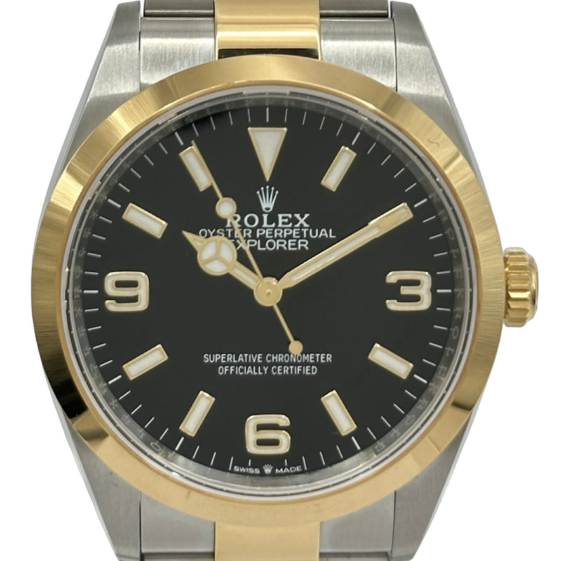 ロレックス ROLEX エクスプローラー1 124273 ブラック ゴールド