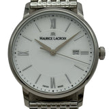 モーリス・ラクロア MAURICE LACROIX エリロス デイト EL1094-SS002-110-1 ホワイト ステンレススチール クオーツ レディース 腕時計