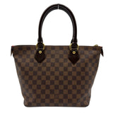 ルイ・ヴィトン LOUIS VUITTON サレヤPM N51183 ブラウン ダミエ/レザー レディース トートバッグ