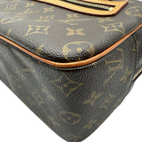 ルイ・ヴィトン LOUIS VUITTON シテMM M51182 ブラウン モノグラム/レザー レディース ショルダーバッグ