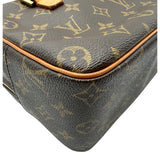 ルイ・ヴィトン LOUIS VUITTON シテMM M51182 ブラウン モノグラム/レザー レディース ショルダーバッグ