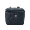 シャネル CHANEL クラシック スモール ヴァニティバッグ AP1340 ブラック ゴールド金具 キャビアスキン レディース ショルダーバッグ