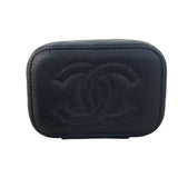 シャネル CHANEL クラシック スモール ヴァニティバッグ AP1340 ブラック ゴールド金具 キャビアスキン レディース ショルダーバッグ