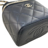 シャネル CHANEL クラシック スモール ヴァニティバッグ AP1340 ブラック ゴールド金具 キャビアスキン レディース ショルダーバッグ