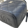 シャネル CHANEL クラシック スモール ヴァニティバッグ AP1340 ブラック ゴールド金具 キャビアスキン レディース ショルダーバッグ