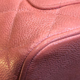 シャネル CHANEL 復刻トート A01804 ピンク シルバー金具 キャビア レディース ハンドバッグ