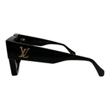 ルイ・ヴィトン LOUIS VUITTON サングラス・サイクロン Z1578E ブラック プラスチック メンズ サングラス