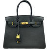 エルメス HERMES バーキン30 K刻印 ブラック ゴールド金具 トゴ レディース ハンドバッグ