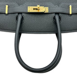 エルメス HERMES バーキン30 K刻印 ブラック ゴールド金具 トゴ レディース ハンドバッグ