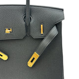 エルメス HERMES バーキン30 K刻印 ブラック ゴールド金具 トゴ レディース ハンドバッグ