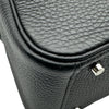 エルメス HERMES リンディミニ W刻印 ブラック シルバー金具 トリヨンクレマンス レディース ショルダーバッグ