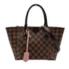 ルイ・ヴィトン LOUIS VUITTON カイサトートPM N41554 ブラウン/ピンク ダミエ/レザー レディース ショルダーバッグ