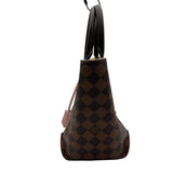 ルイ・ヴィトン LOUIS VUITTON カイサトートPM N41554 ブラウン/ピンク ダミエ/レザー レディース ショルダーバッグ