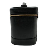 シャネル CHANEL ココマーク バニティケース A01998 6番台 ブラック ゴールド金具 キャビアスキン レディース ハンドバッグ
