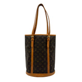 ルイ・ヴィトン LOUIS VUITTON バケットGM M42236 ブラウン モノグラム・レザー レディース ショルダーバッグ