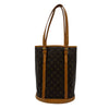 ルイ・ヴィトン LOUIS VUITTON バケットGM M42236 ブラウン モノグラム・レザー レディース ショルダーバッグ
