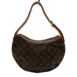 ルイ・ヴィトン LOUIS VUITTON クロワッサンMM M51512 ブラウン モノグラム/レザー レディース ショルダーバッグ