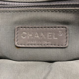 シャネル CHANEL ウルトラステッチチェーンハンドバッグ 8桁15番台 ネイビー シルバー金具 レザー レディース ハンドバッグ