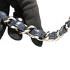 シャネル CHANEL ウルトラステッチチェーンハンドバッグ 8桁15番台 ネイビー シルバー金具 レザー レディース ハンドバッグ