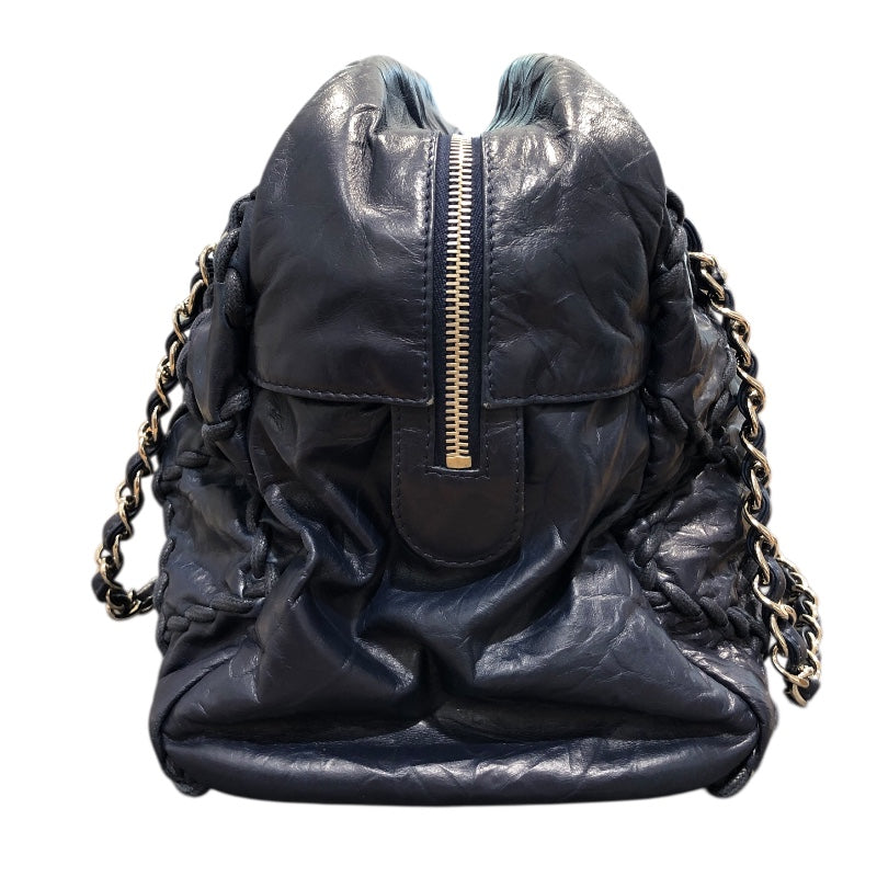 シャネル CHANEL ウルトラステッチチェーンハンドバッグ 8桁15番台