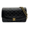 シャネル CHANEL ダイアナ25 A01165 2番台 ブラック ゴールド金具 ラムスキン レディース ショルダーバッグ