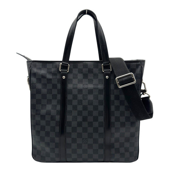 かよっぺ様ルイヴィトン ダミエグラフィット タダオ N51192 トートバッグ ルイ・ヴィトン LOUIS VUITTON タダオ N51192 ブラック ダミエ・グラ